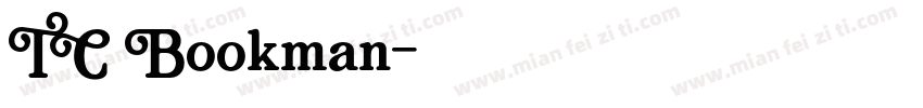 TC Bookman字体转换